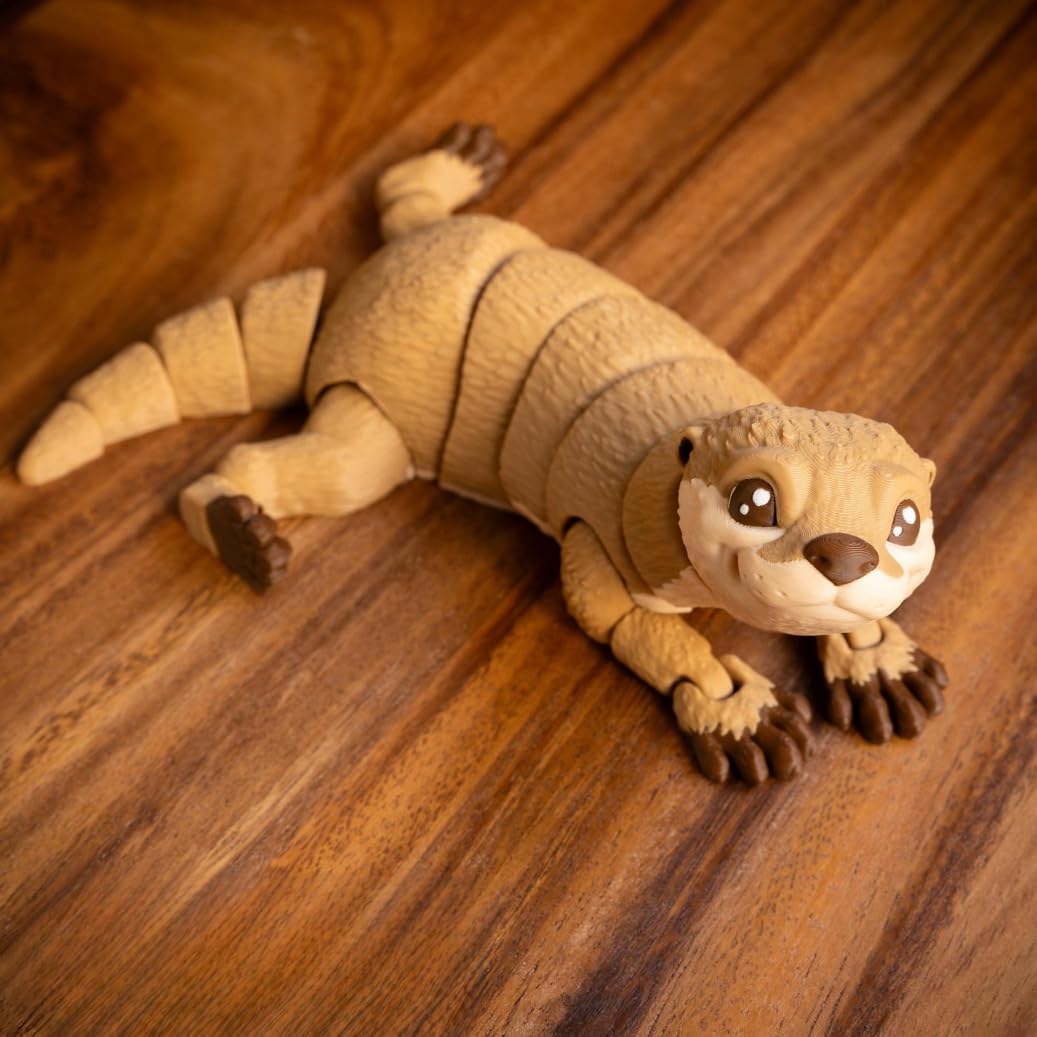 Articulated River Otter - 3D Printed Posable Sensory Toy