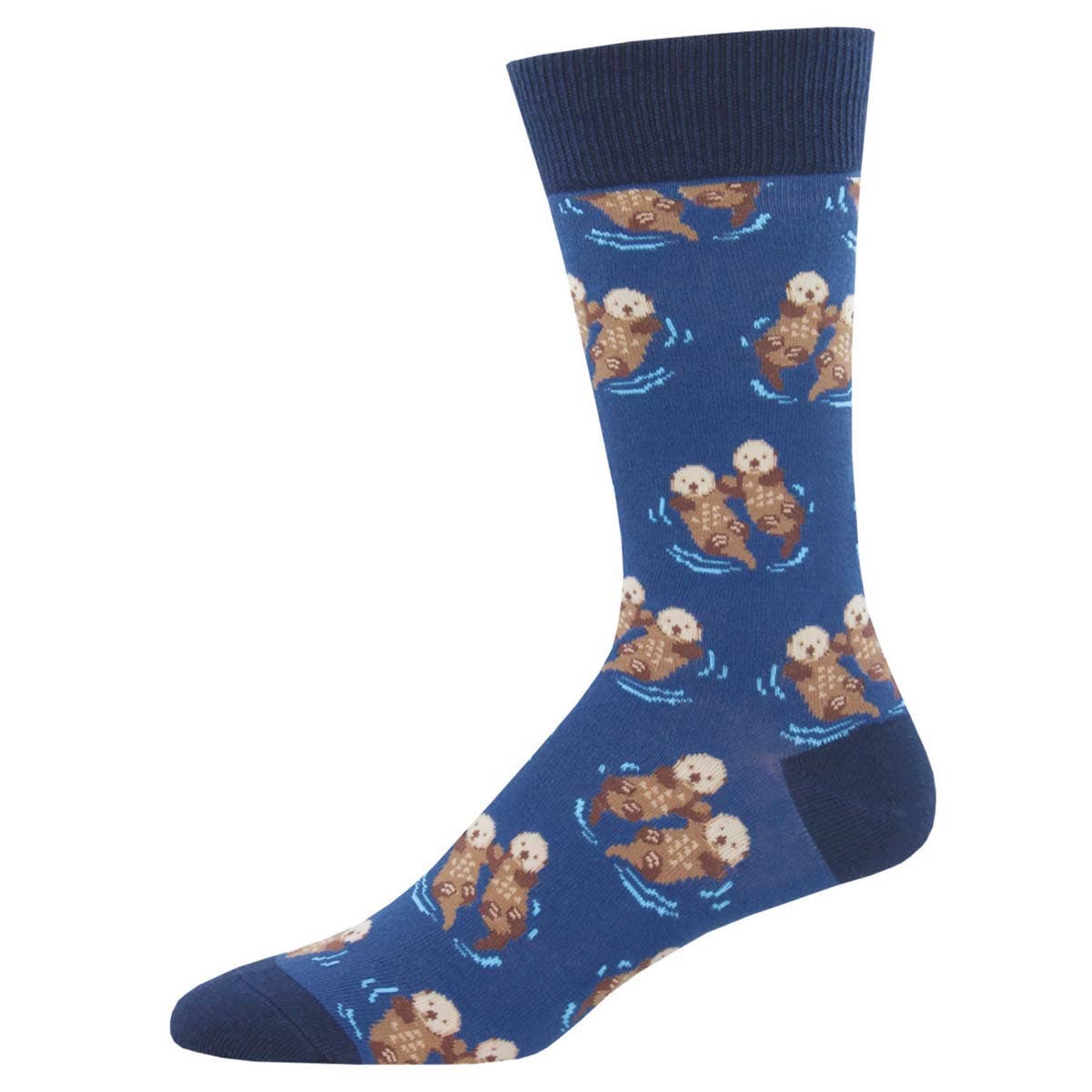 Socksmith - Significant Otter - Cotton Crew Socks: UK Adult Size 6-11