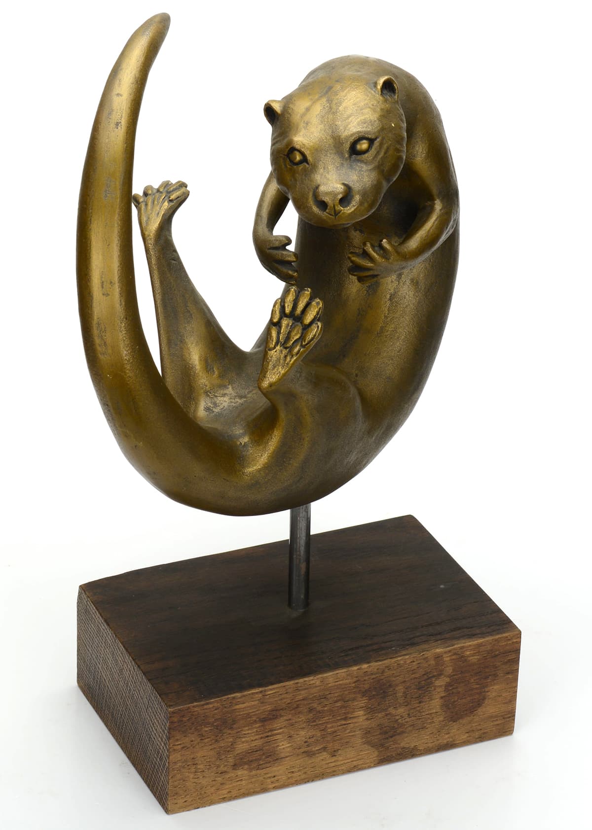 Oriele Bronze Swimming Otter