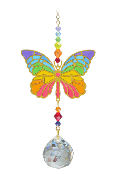 Crystal Dreams Butterfly Rainbow Maker Suncatcher