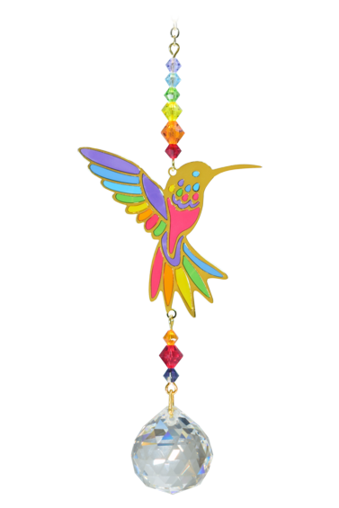 Crystal Dreams Hummingbird Rainbow Maker Suncatcher