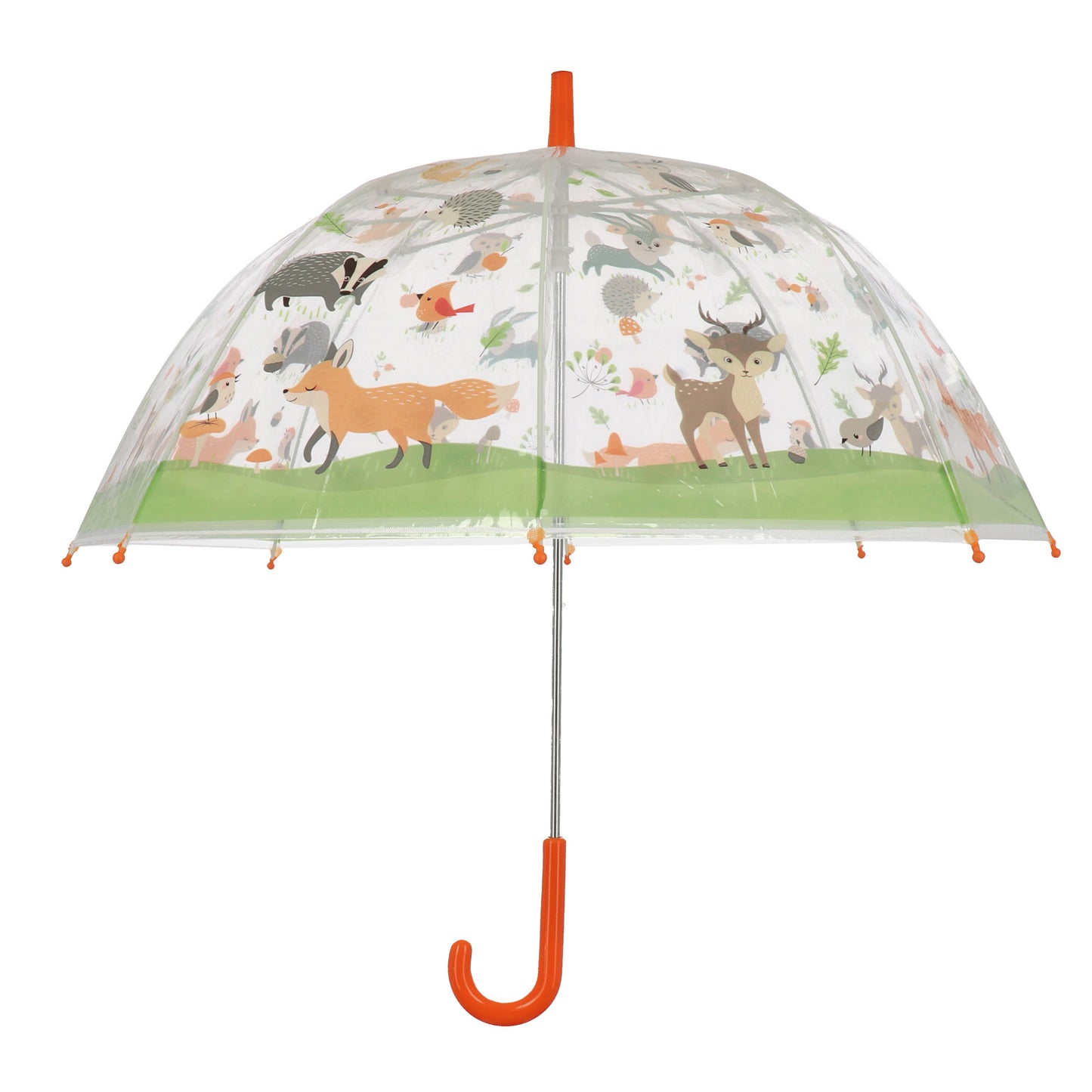 Kids Umbrella - Transparent Forest Animals