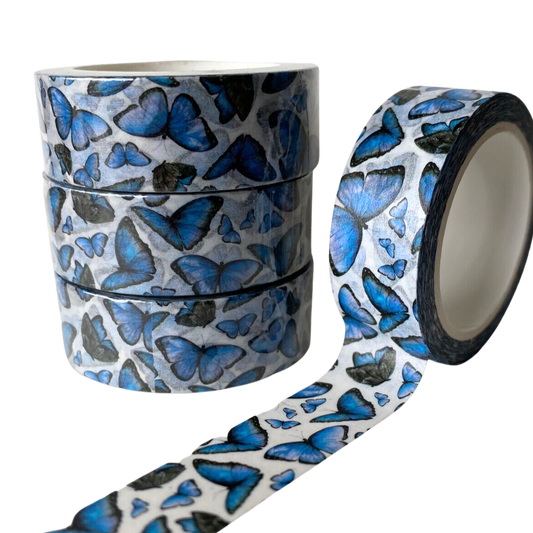 Blue Butterfly Washi Tape