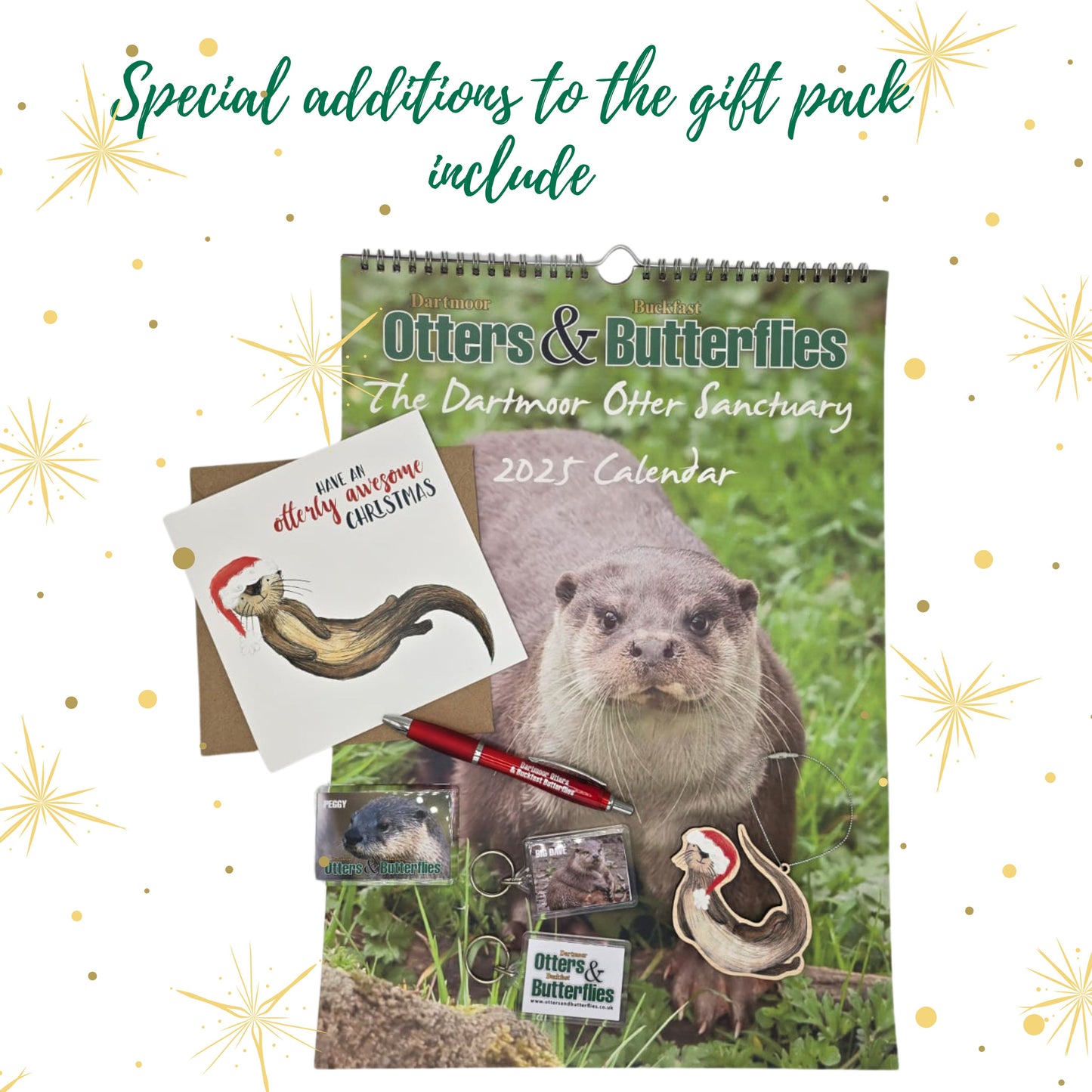 🦦 Special Christmas Otter Adoption Gift Pack with Annual Pass and extra gifts 🎄