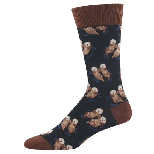Socksmith - Significant Otter  - Cotton Crew Socks: UK Adult Size 6-11