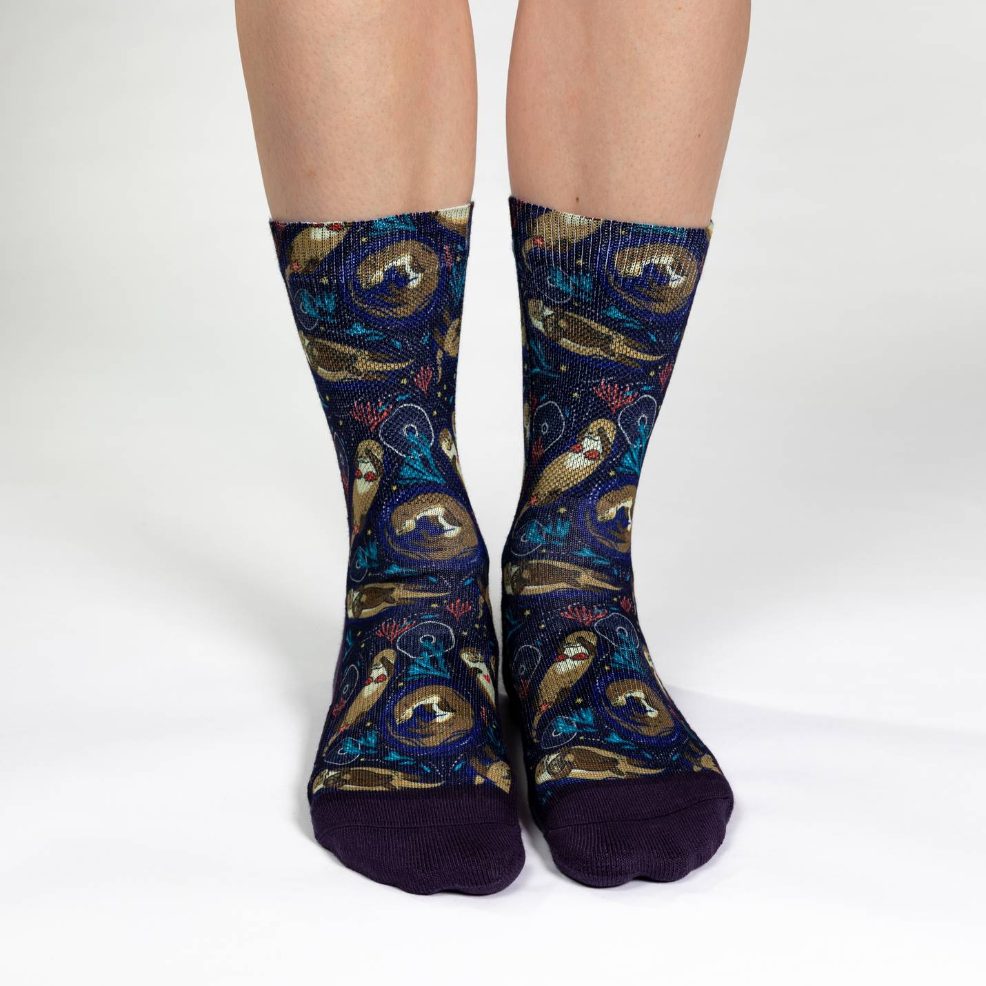 Womens Sea Otter Socks - Size 5-9 UK