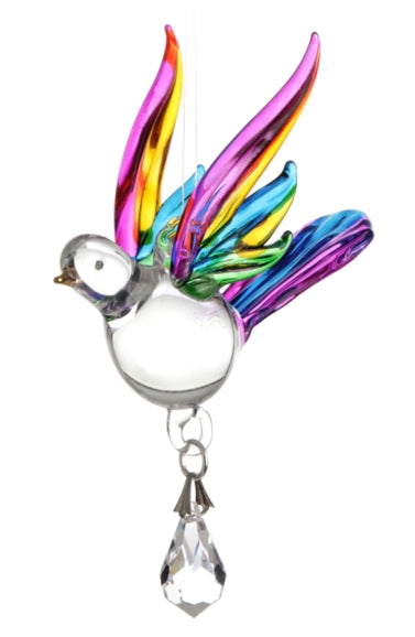 Fantasy Glass Songbird Rainbow Maker SunCatcher