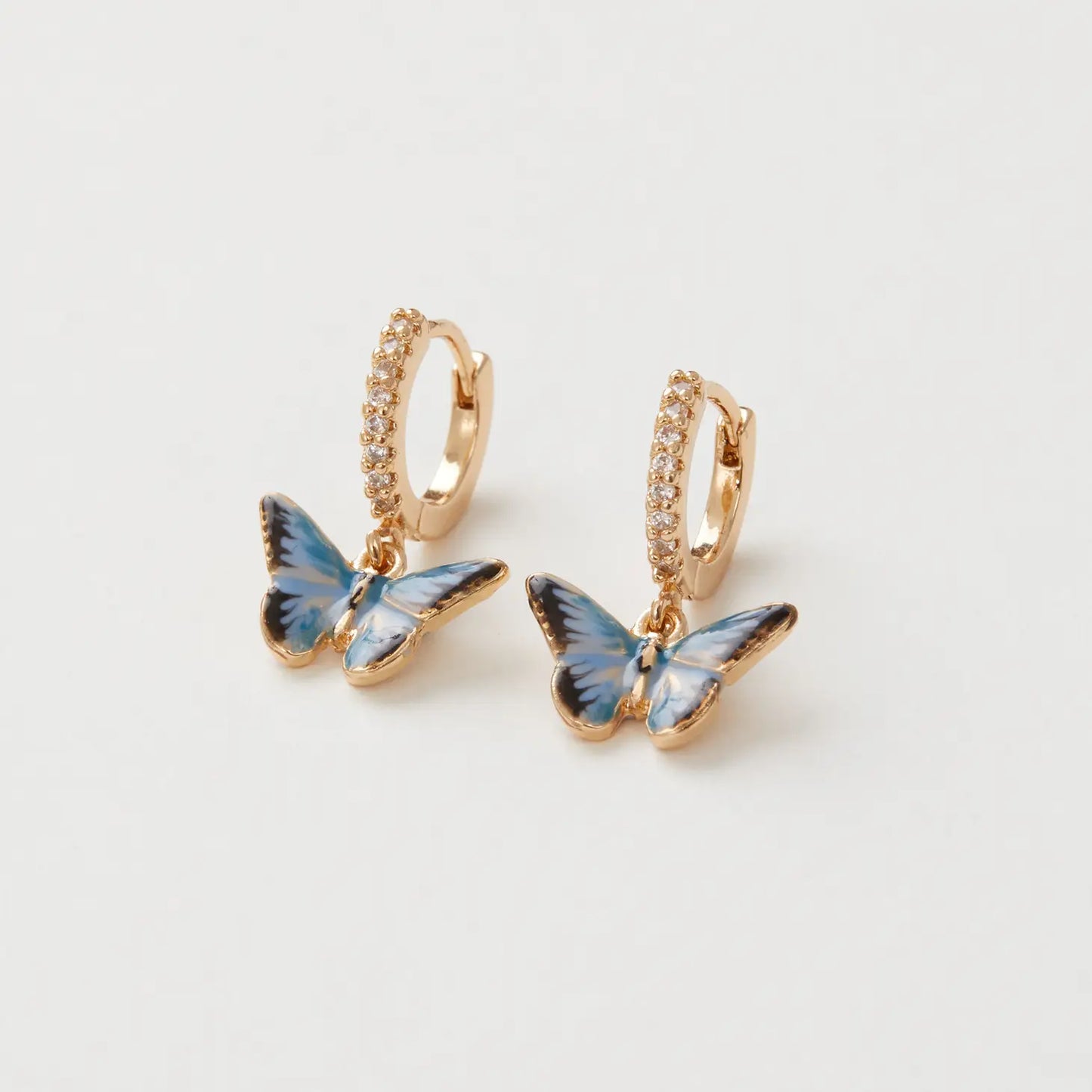 Blue Butterfly Earrings