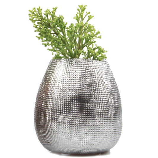 Silver Flower vase