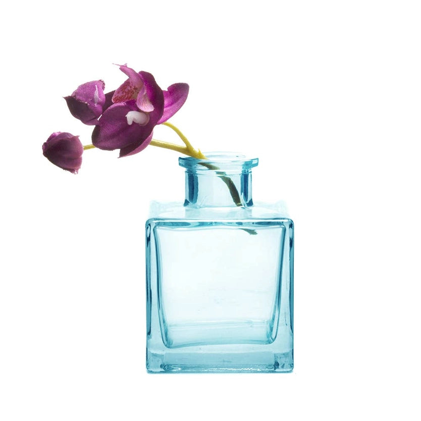 Square Glass Bud Bottle