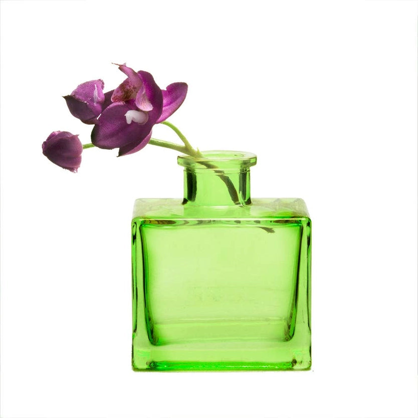 Square Glass Bud Bottle