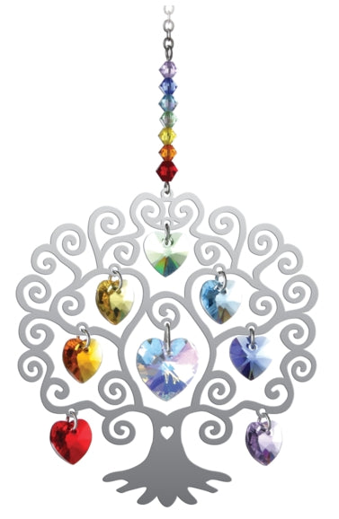 Pure Radiance Tree of Life Rainbow Maker Suncatcher