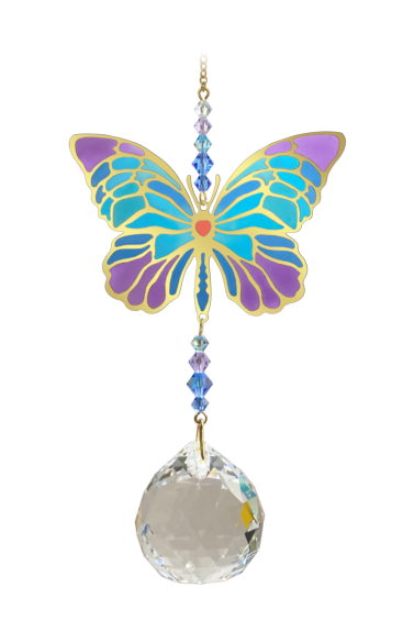 Crystal Wonders Butterfly Rainbow Maker Suncatcher