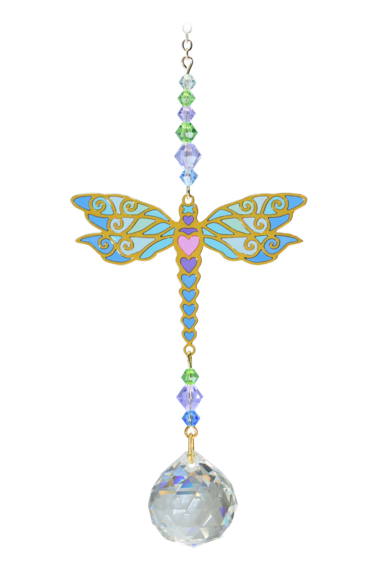 Crystal Dreams Dragonfly Rainbow Maker Suncatcher
