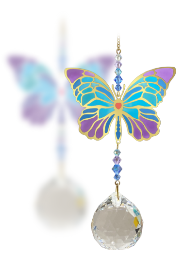 Crystal Wonders Butterfly Rainbow Maker Suncatcher