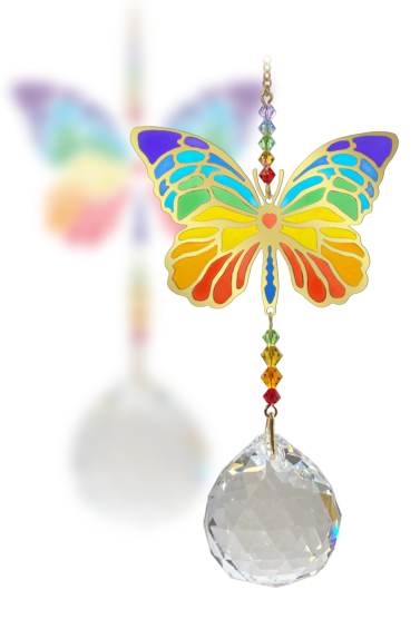 Crystal Wonders Butterfly Rainbow Maker Suncatcher