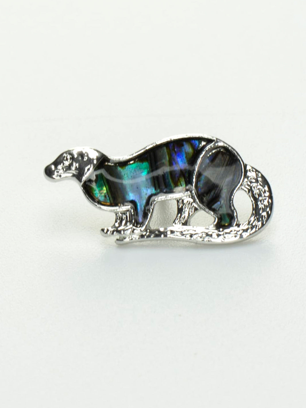 New! Paua Shell Otter Pin