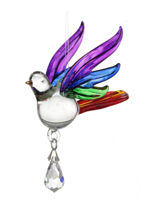 Fantasy Glass Songbird Rainbow Maker SunCatcher